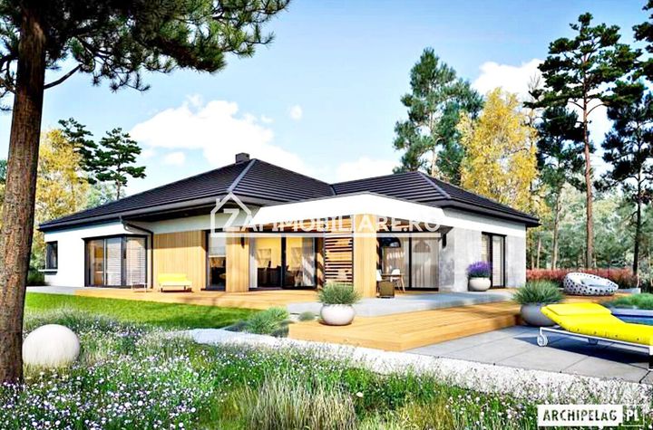 Casa 5 camere,3 băi,220 mp,utili 1.500 mp teren, 0% comision anunturi imobiliare Mures