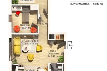 Apartament 3 camere de vanzare CLUJ-NAPOCA - Cluj anunturi imobiliare Cluj