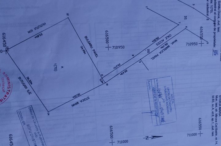 Teren de vanzare SCHITU DUCA - Iasi anunturi imobiliare Iasi