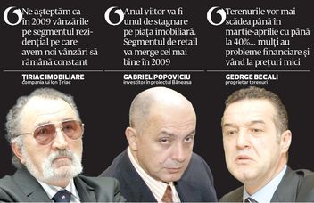 Cum se vede piaţa imobiliară în 2009, prin ochii celor mai mari proprietari