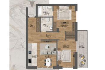 Apartament 3 camere Sos. Oltenitei, nr. 13C - Gama Residence anunturi imobiliare Bucuresti