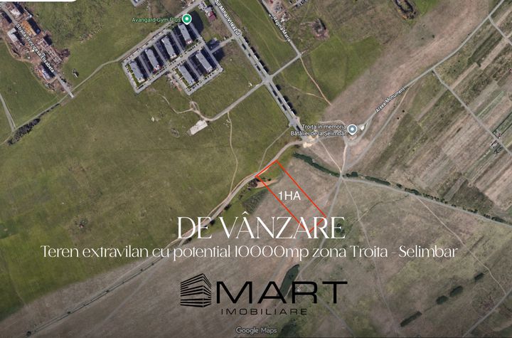 Teren de vanzare MIHAI VITEAZU - Sibiu anunturi imobiliare Sibiu