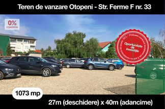 Teren Intravilan de vânzare Bucuresti - Otopeni