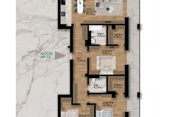 Apartament 4 camere Sos. Oltenitei, nr. 13C - Gama Residence anunturi imobiliare Bucuresti