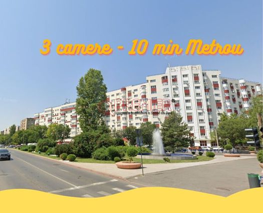 Apartament 3 camere Aparatorii Patriei, 68 mp