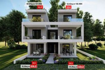 Apartament nou pe două niveluri, 60,27 mp — Paralia Ofryniou anunturi imobiliare Grecia