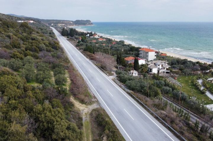 Teren 1128.26 mp, 80 metri de plajă, Mirtofito anunturi imobiliare Grecia