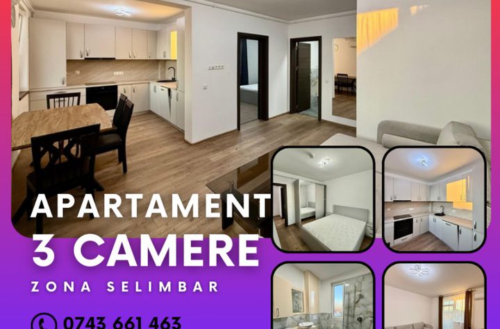 Apartament 3 camere de vanzare SIBIU - Sibiu anunturi imobiliare Sibiu