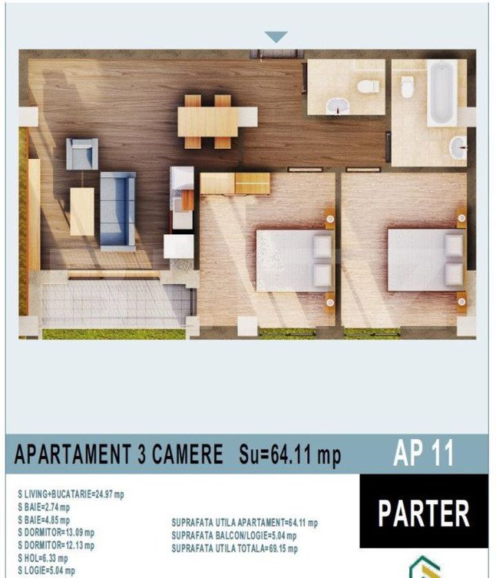 Apartament 3 camere de vanzare BISTRITA - Bistrita-Nasaud anunturi imobiliare Bistrita-Nasaud