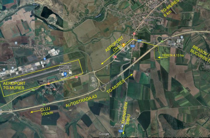 Teren de vanzare UNGHENI - Mures anunturi imobiliare Mures