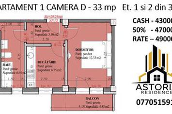 Garsonieră de vanzare LUNCA CETATUII - Iasi anunturi imobiliare Iasi