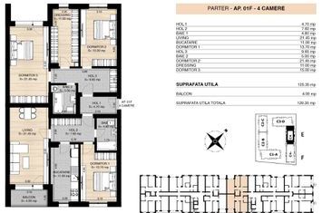ROND OMV PIPERA - MILUNA RESIDENCE - APARTAMENT 4 CAMERE CU GRADINA - UNIC !!! anunturi imobiliare Bucuresti