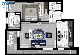 Antiaeriană - Oxy Residence, 2 camere 65 mp anunturi imobiliare Bucuresti