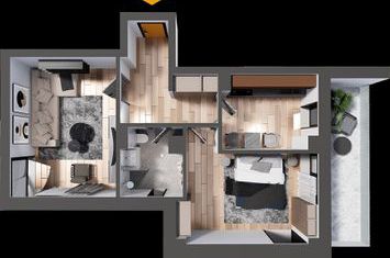 Apartament 2 camere TIP C-TVA INCLUS/2,5 km de Podu Ros anunturi imobiliare Iasi