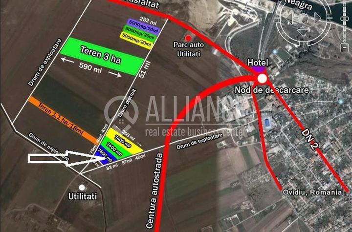 Teren de vanzare OVIDIU - Constanta anunturi imobiliare Constanta