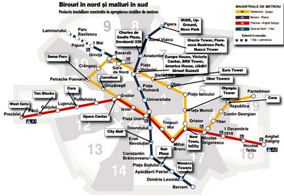 Cum au profitat dezvoltatorii imobiliari de metrou: harta proiectelor cu cel mai rapid acces