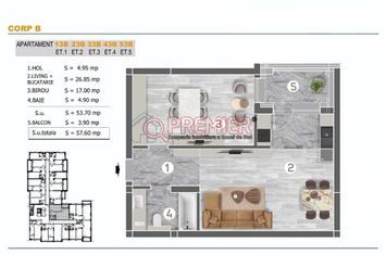 Sector 4 Berceni - 2 camere decomandat - bloc nou anunturi imobiliare Bucuresti