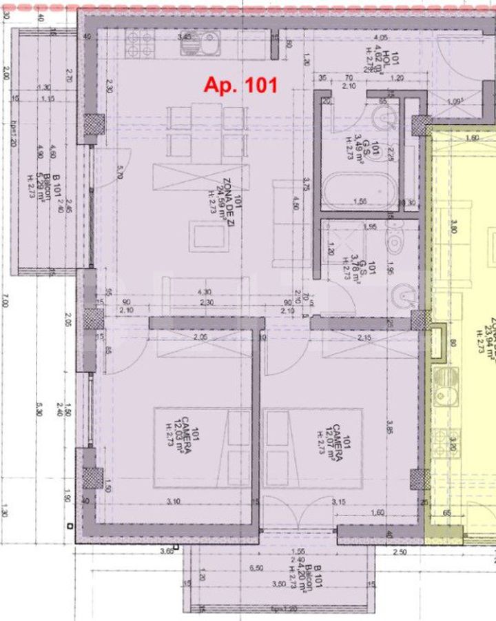 Apartament 3 camere de vanzare ORADEA - Bihor anunturi imobiliare Bihor