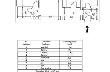 LACUL TEI - Circa 7 | 3 Camere Renovat | 1/8 | 73mp | 1983 anunturi imobiliare Bucuresti