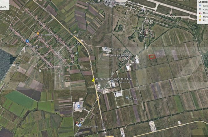 Teren de vanzare AEROPORT - Timis anunturi imobiliare Timis