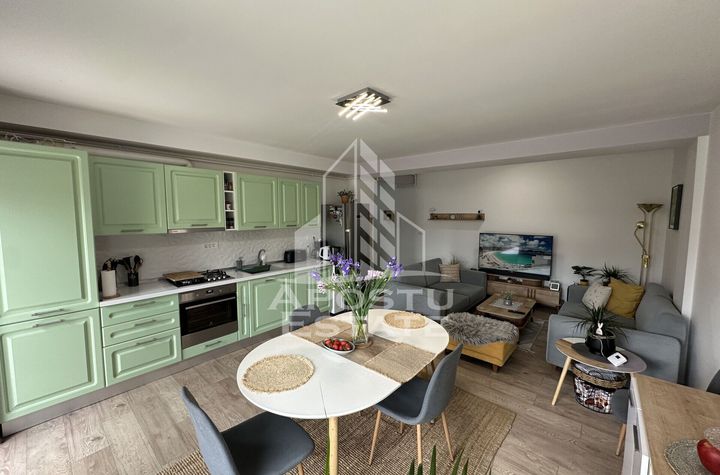 Apartament cu 3 camere mobilat, cu gradina proprie de 70 mp in Giroc. anunturi imobiliare Timis