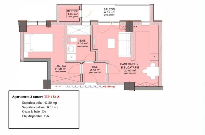 Apartament 2 camere de vanzare MIHAI VITEAZU - Sibiu anunturi imobiliare Sibiu