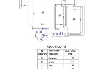 Apartament 2 camere Intabulat - Moara de Vant anunturi imobiliare Iasi