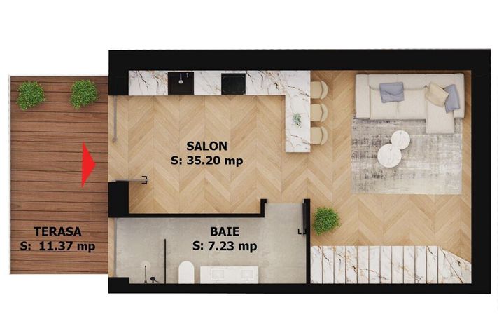 Apartament nou, 2 camere, 177 000 Euro. Comision 0. anunturi imobiliare Bihor