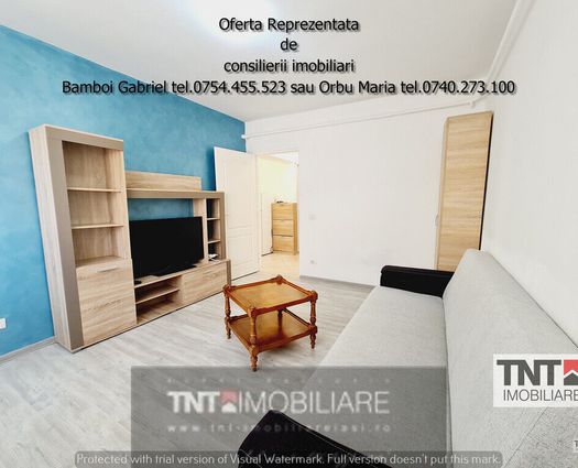Apartament 2 camere Pacurari, 50 mp