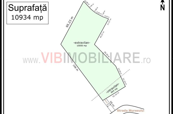 Teren de vanzare Breaza – Nistoresti, Str. Muresului anunturi imobiliare Prahova