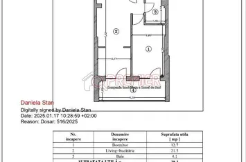 Studio 47 Balcon 9,30 mp | Gata de mutat | Delta Vacaresti anunturi imobiliare Bucuresti