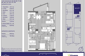 Apartament premium 3 camere în Timișoara cu  parcare subterană inclusă anunturi imobiliare Timis