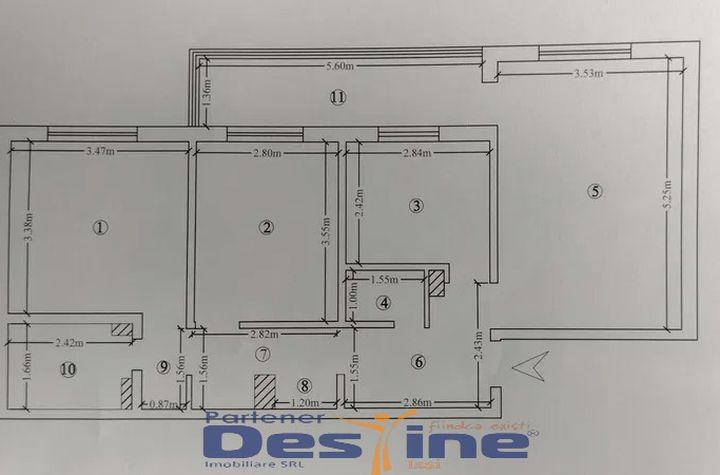 Apartament 3 camere de vanzare IASI - Iasi anunturi imobiliare Iasi