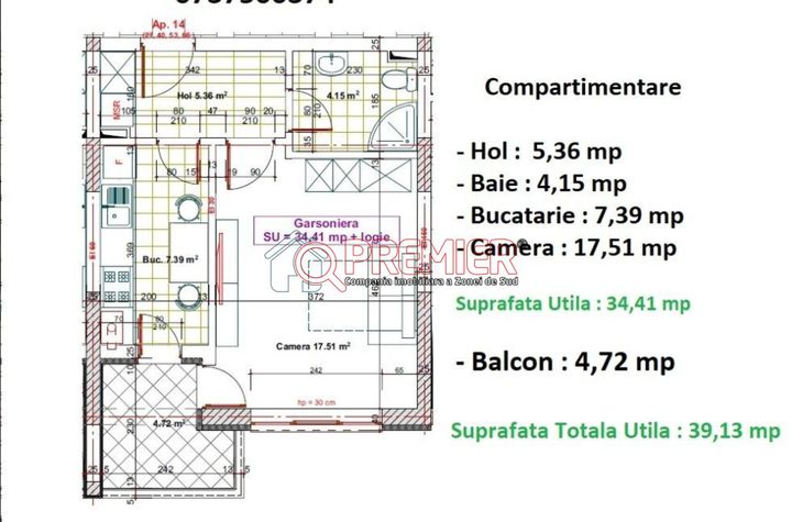 M Aparatorii Patriei - Garsoniera spatioasa - Finisaje Premium anunturi imobiliare Bucuresti