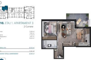 Apartament 2 camere de vanzare CLUJ-NAPOCA - Cluj anunturi imobiliare Cluj