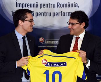 Bancpost este sponsorul oficial al Federației Române de Fotbal și al echipei naționale de fotbal