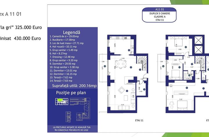 Apartament 5 camere de vanzare STEFAN CEL MARE - Bucuresti anunturi imobiliare Bucuresti