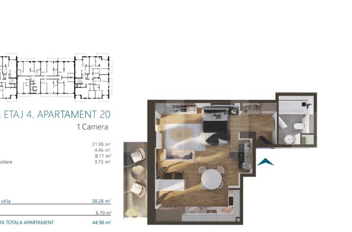 Garsonieră de vanzare CLUJ-NAPOCA - Cluj anunturi imobiliare Cluj