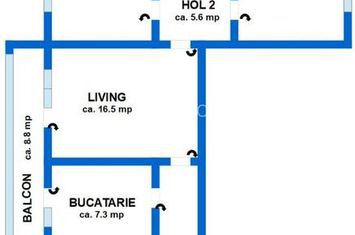 Apartament 3 camere de vanzare TIMISOARA - Timis anunturi imobiliare Timis