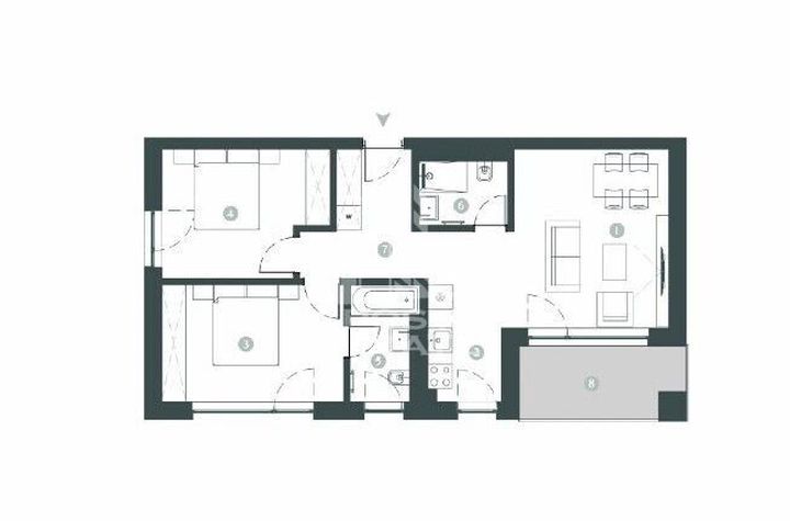 Apartament cu 3 camere,  2 bai, decomandat, incalzire in pardosela anunturi imobiliare Timis