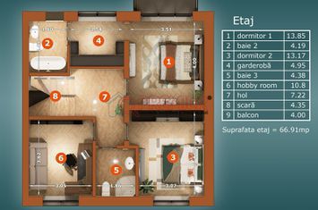Popesti Leordeni - Str Scolii - Vila premium 120mp curte anunturi imobiliare Bucuresti
