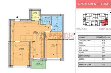 Popesti Leordeni - Primarie - 3 camere premium anunturi imobiliare Bucuresti