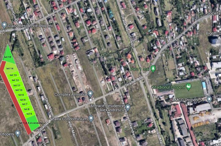 Teren Intravilan de vanzare OTOPENI - Bucuresti anunturi imobiliare Bucuresti