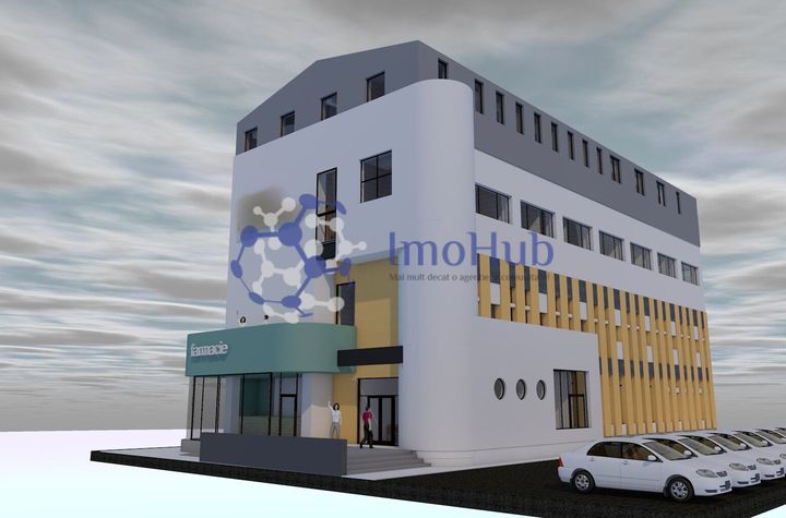 Clădire comercială 1.640 mp, teren 1.175 mp – zona Dacia, Iași anunturi imobiliare Iasi