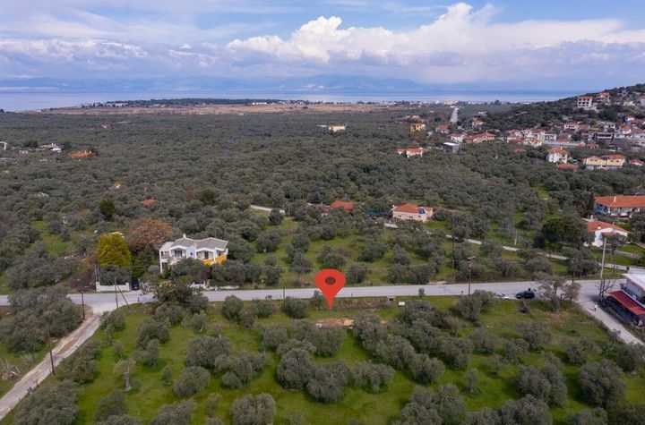 Teren construibil 453 mp în Prinos, la 1 km de mare anunturi imobiliare Grecia