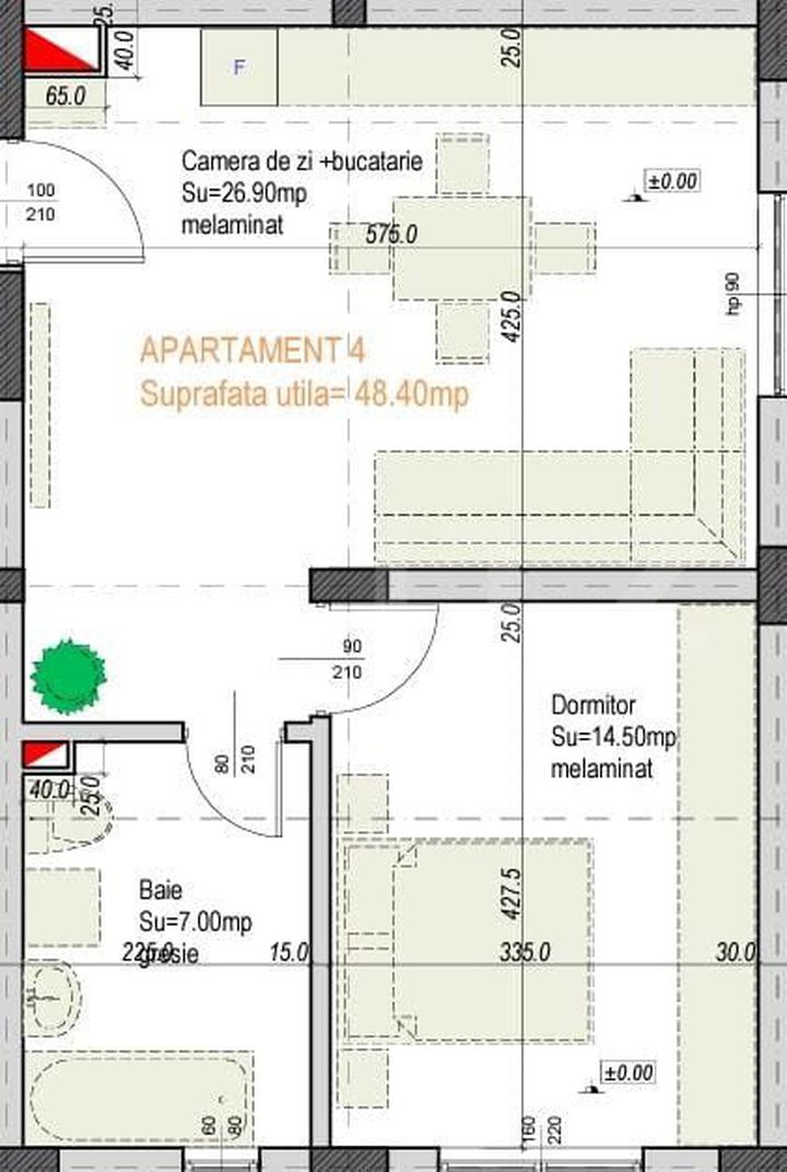 Apartament 2 camere de vanzare SANTANDREI - Bihor anunturi imobiliare Bihor