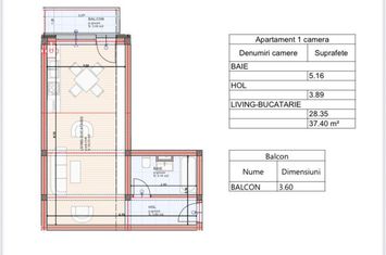 Garsonieră de vanzare RULMENTUL - Brasov anunturi imobiliare Brasov