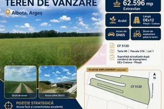 Teren Extravilan de vânzare Arges - Albota