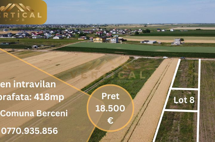 Teren Intravilan de vanzare COMUNA BERCENI - Bucuresti anunturi imobiliare Bucuresti