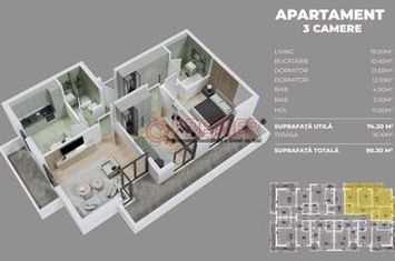 Drumul Fermei - Parc Laurentiu Raiciu - 3 camere anunturi imobiliare Bucuresti
